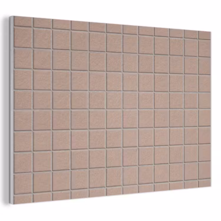 Patroon - Tegel - Oudroze PET vilt klein 837 -3d