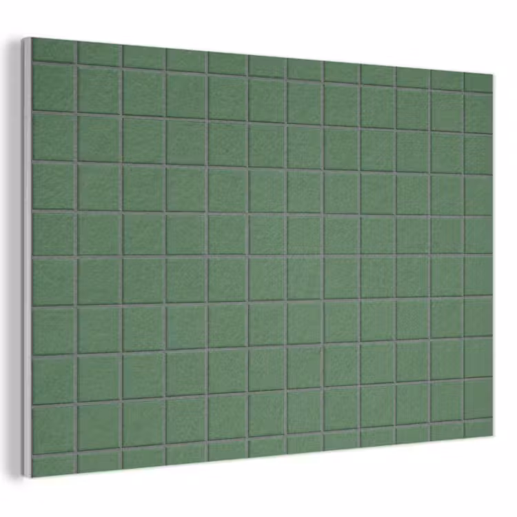 Patroon - Tegels - Groen PET vilt klein 837 -3d