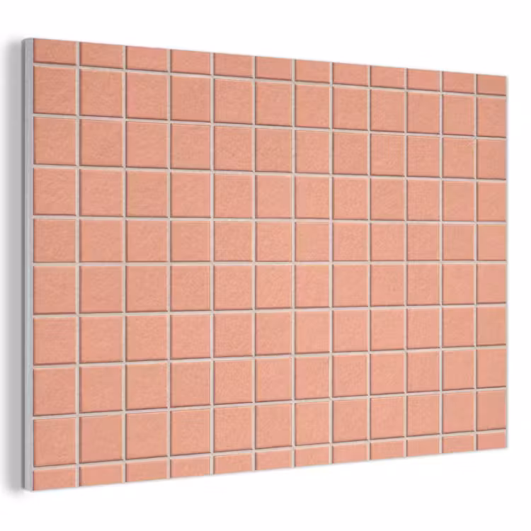 Patroon - Tegels - Perzik PET vilt klein 837 -3d