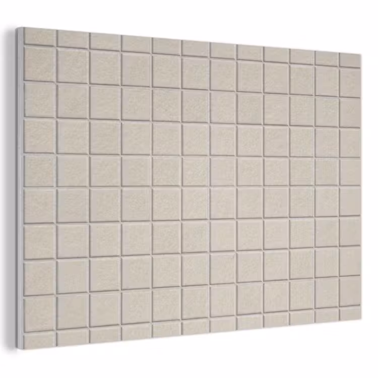 Patroon - Tegels - Taupe PET vilt klein 837 -3d