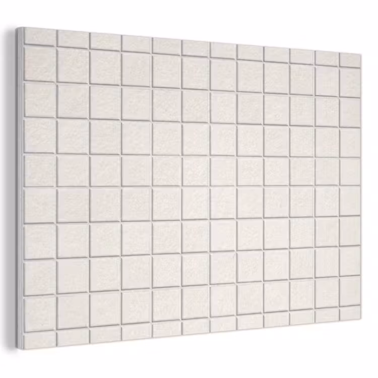 Patroon - Tegels - Wit PET vilt klein 837 -3d