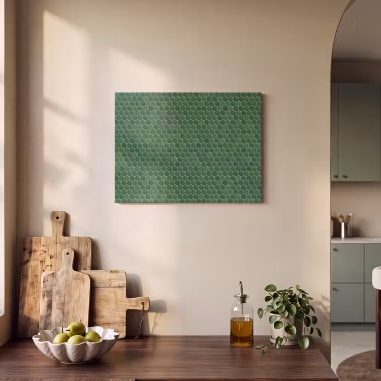 Penny - Mozaïek - Bosgroen - Green PET vilt klein 837 -sfeer2