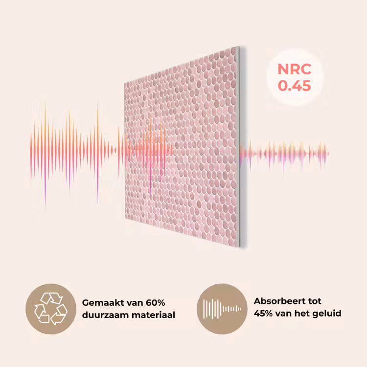 Penny - Mozaïek - Lichtroze PET vilt klein 837 -USP_NL