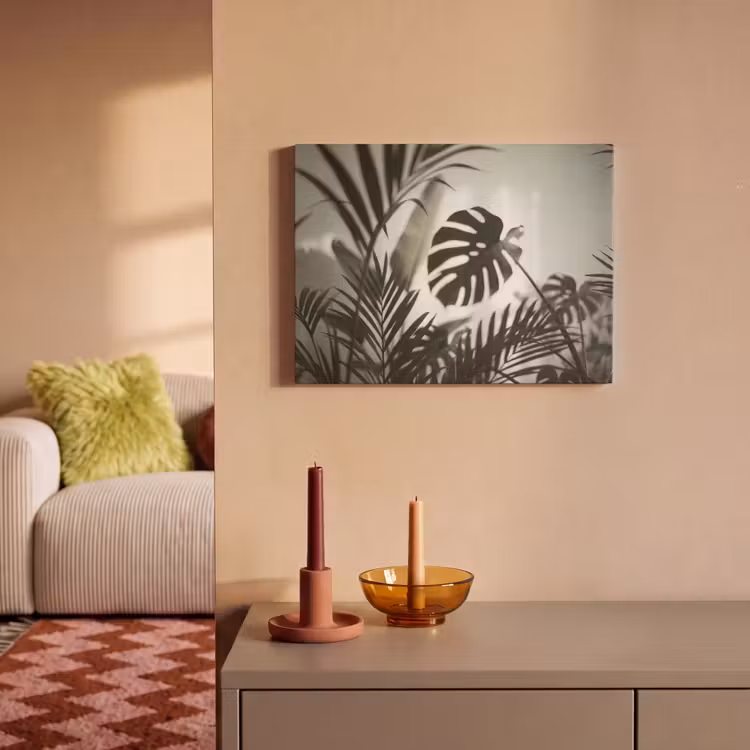 Planten - Bladeren - Natuur - Minimalistisch - Groen PET vilt klein -sfeer1