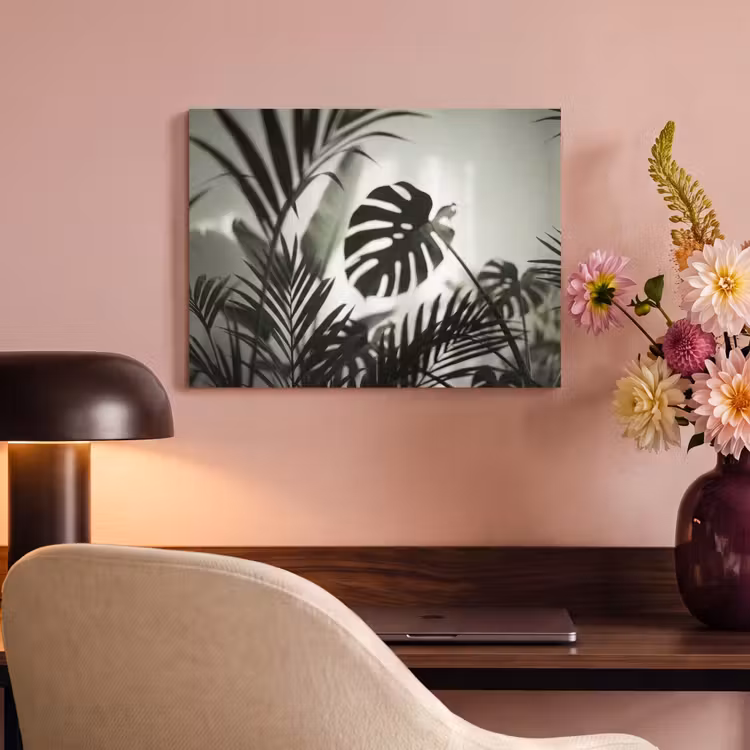 Planten - Bladeren - Natuur - Minimalistisch - Groen PET vilt klein -sfeer3