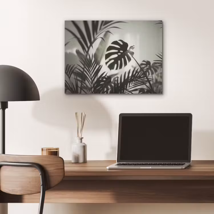 Planten - Bladeren - Natuur - Minimalistisch - Groen PET vilt klein -sfeer5