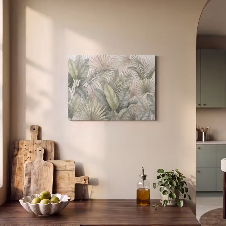 Planten - Tropisch - Bladeren - Groen - Natuur PET vilt klein -sfeer2