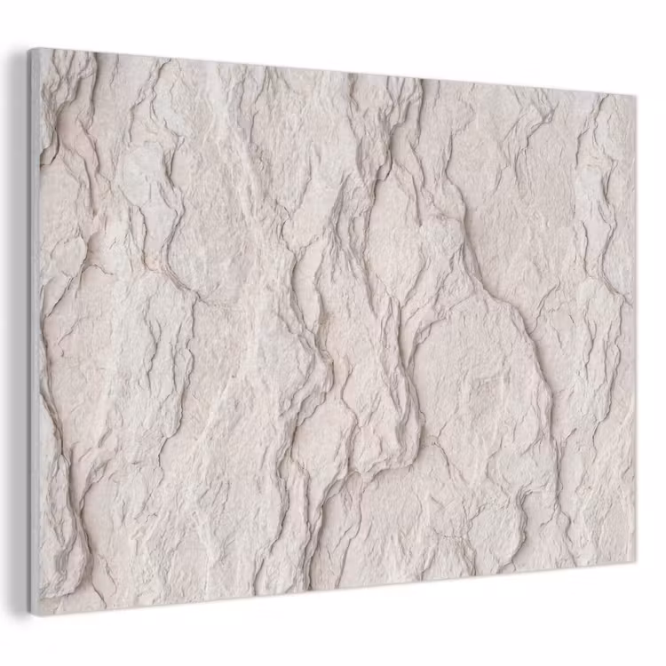 Rots - Structuur - Natuur - Beige - Abstract PET vilt klein -3d