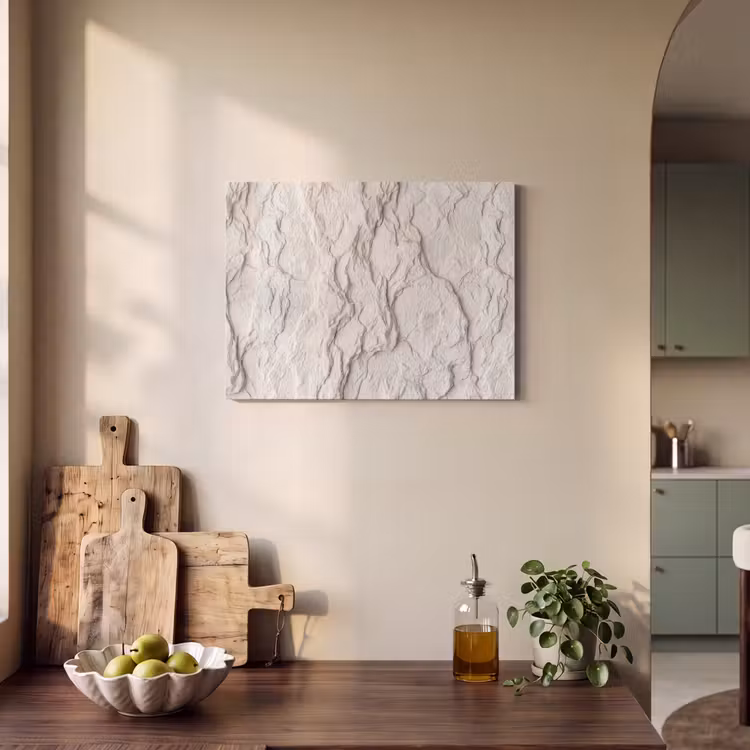 Rots - Structuur - Natuur - Beige - Abstract PET vilt klein -sfeer2