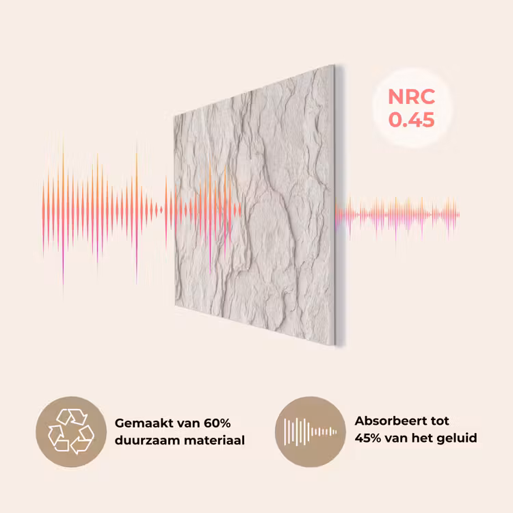 Rots - Structuur - Natuur - Beige - Abstract PET vilt klein -USP_NL