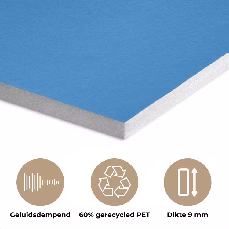 Royal - Blue - Blauw PET vilt klein 837 -closeup_NL