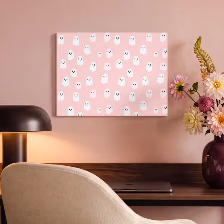 Spookjes - Patroon - Roze PET vilt klein 837 -sfeer3