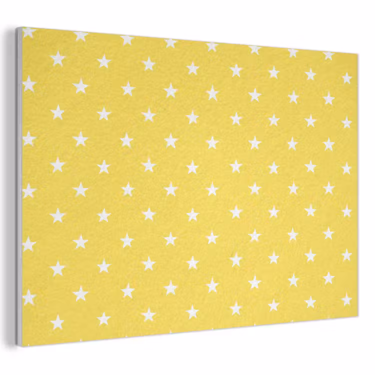Sterren - Patroon - Minimalistisch - Geel PET vilt klein 837 -3d