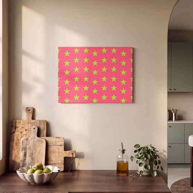 Sterren - Patroon - Roze PET vilt klein 837 -sfeer2