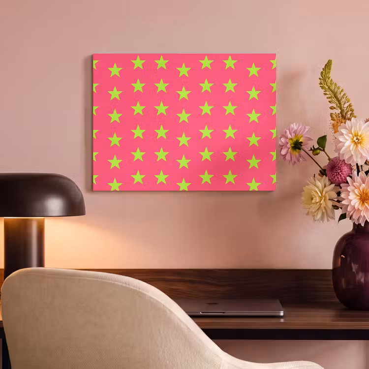Sterren - Patroon - Roze PET vilt klein 837 -sfeer3