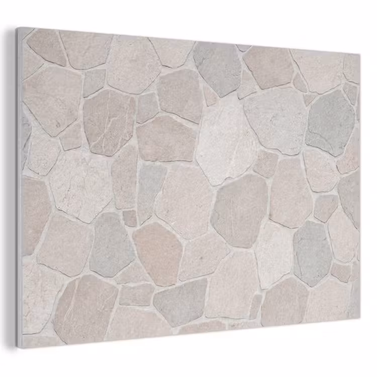 Steen - Patroon - Textuur - Beige PET vilt klein -3d