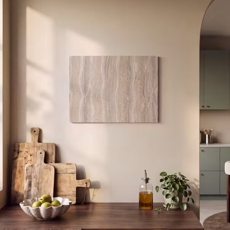 Steen - Patroon - Textuur - Natuurlijk - Beige PET vilt klein -sfeer2