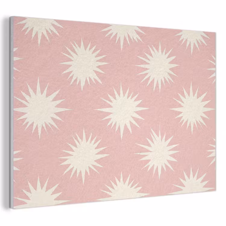 Zonnen - Patroon - Roze PET vilt klein 837 -3d