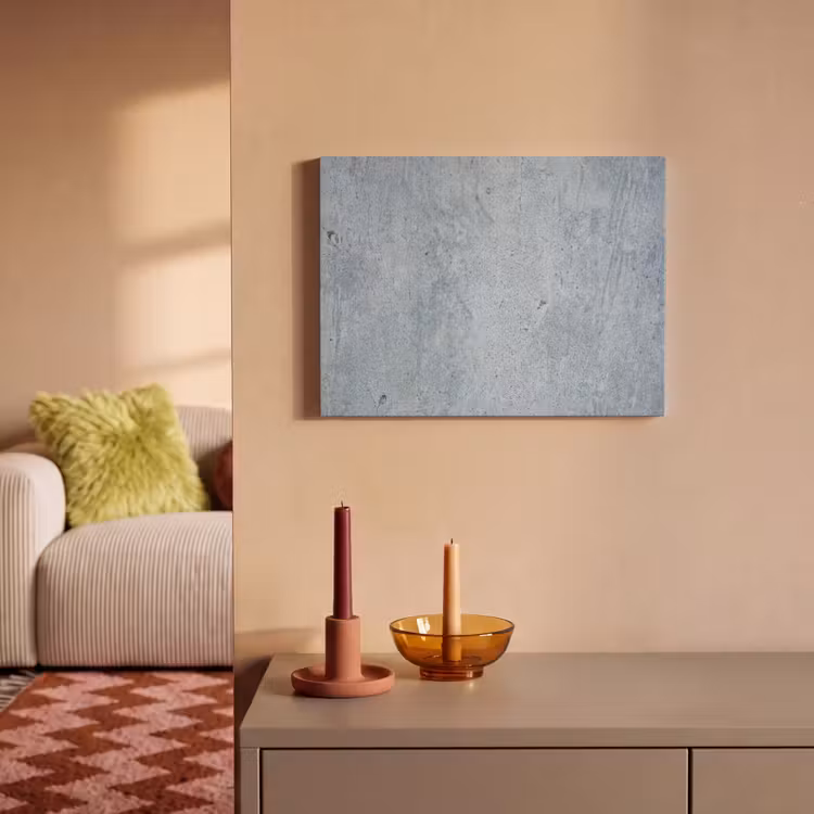 Oppervlak - Ruw - Abstract - Modern - Grijs PET vilt klein -sfeer1