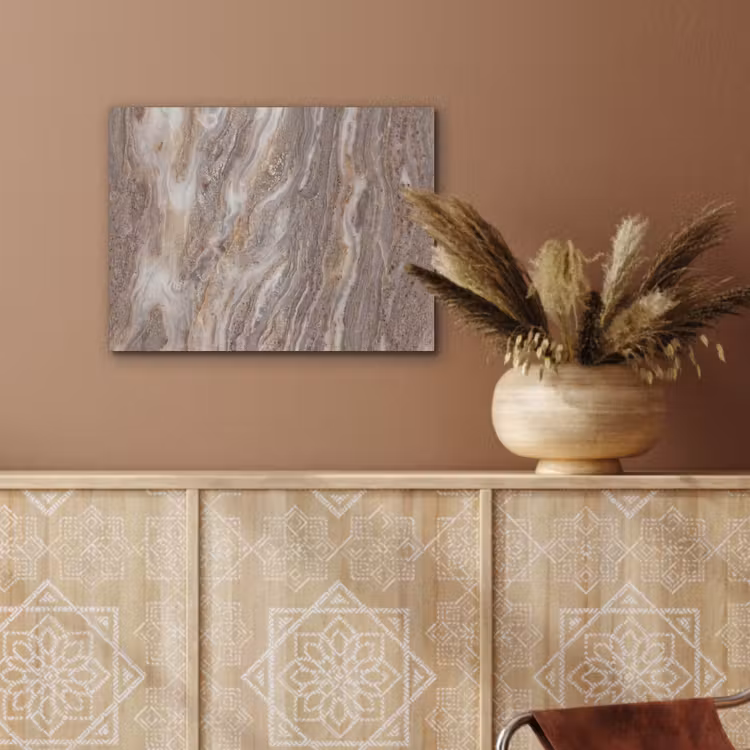 Textuur - Steen - Abstract - Beige PET vilt klein -sfeer4
