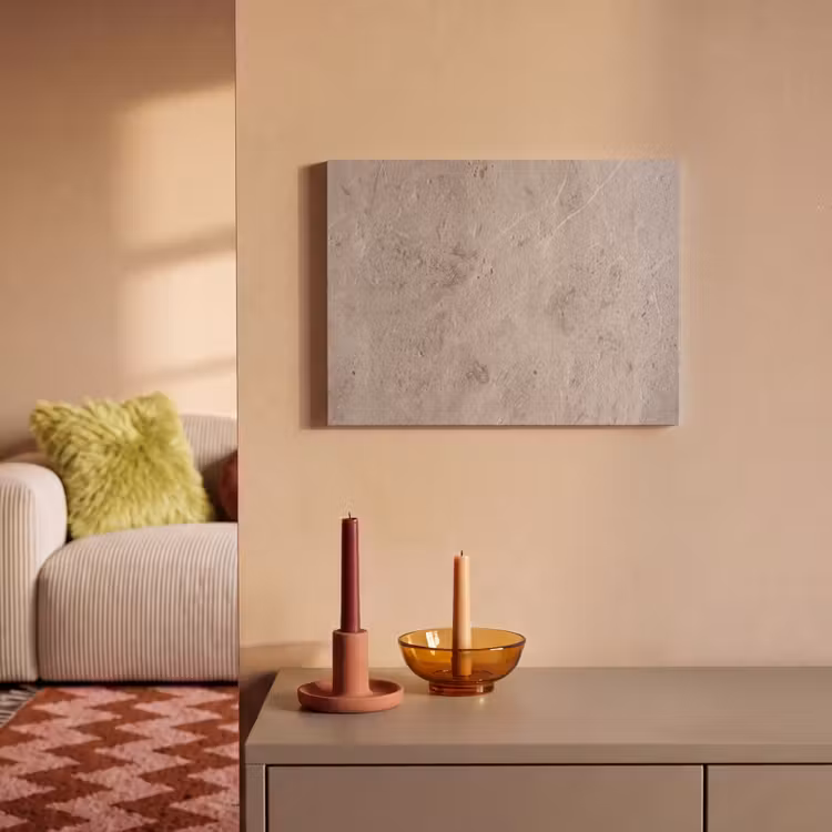 Textuur - Steen - Patroon - Rustiek - Beige PET vilt klein -sfeer1