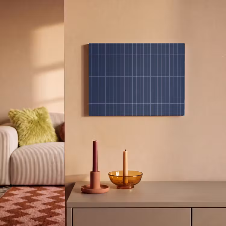 Tegels - Langwerpig - Blauw PET vilt klein 837 -sfeer1