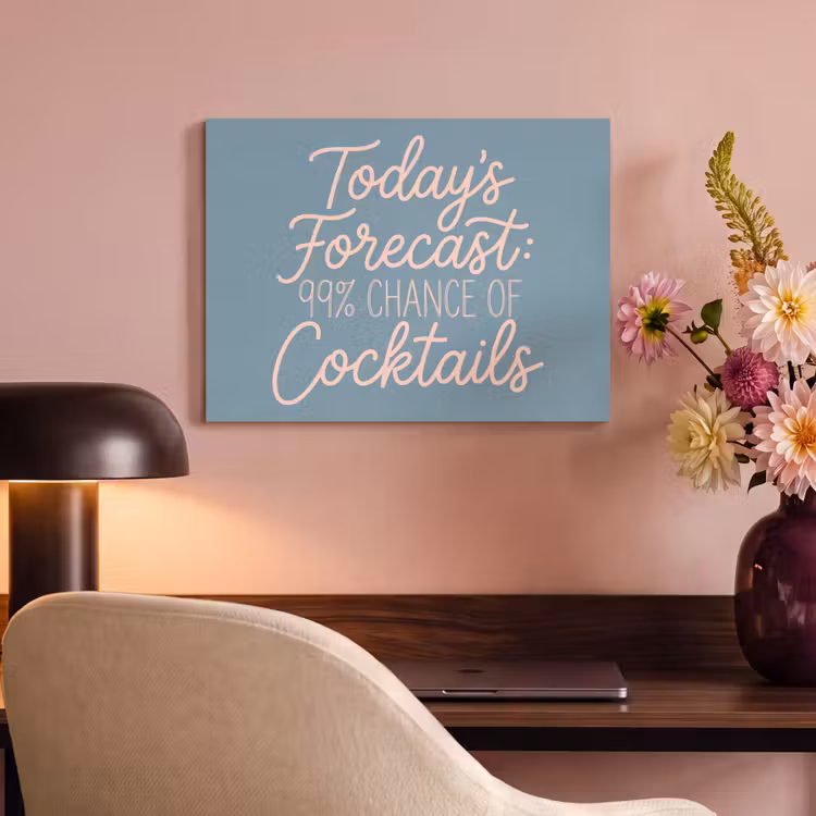 Today's Forecast - Cocktails - Blauw PET vilt klein -sfeer3