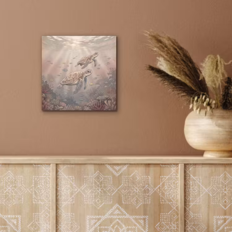 Dier - Onderwater - Oceaan - Illustratie - Zeeleven aluminium wit klein -sfeer4