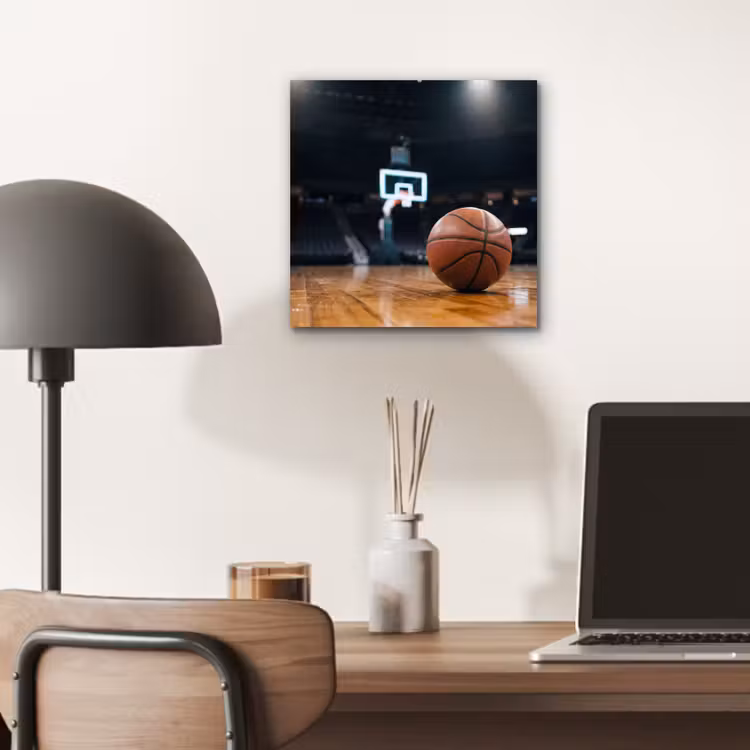 Basketbal - Arena - Sport aluminium wit klein -sfeer5
