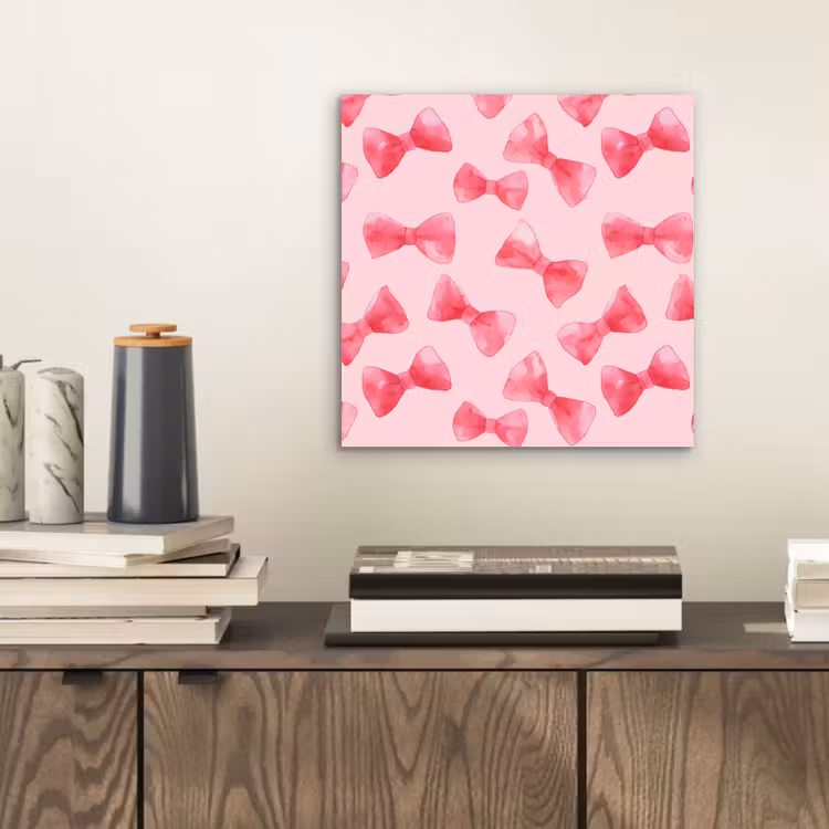Strikken - Aquarel - Roze aluminium wit klein 46 -sfeer1