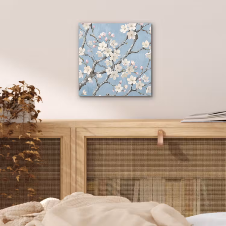Takken - Kersenbloesem - Blauw aluminium wit klein -sfeer3