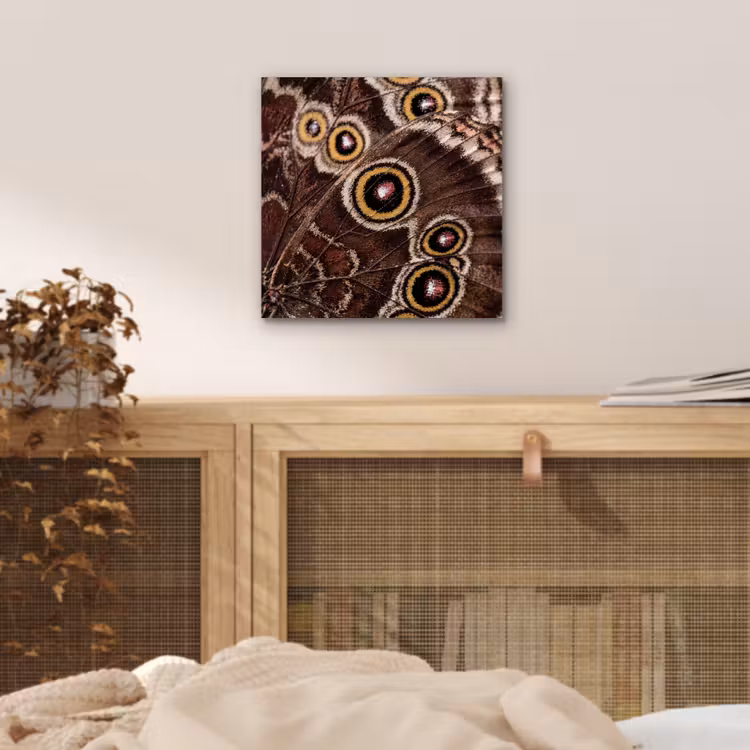 Vlinder - Vleugel - Abstract aluminium wit klein -sfeer3
