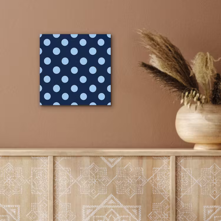 Klassiek - Dots - Blauw aluminium wit klein 46 -sfeer4