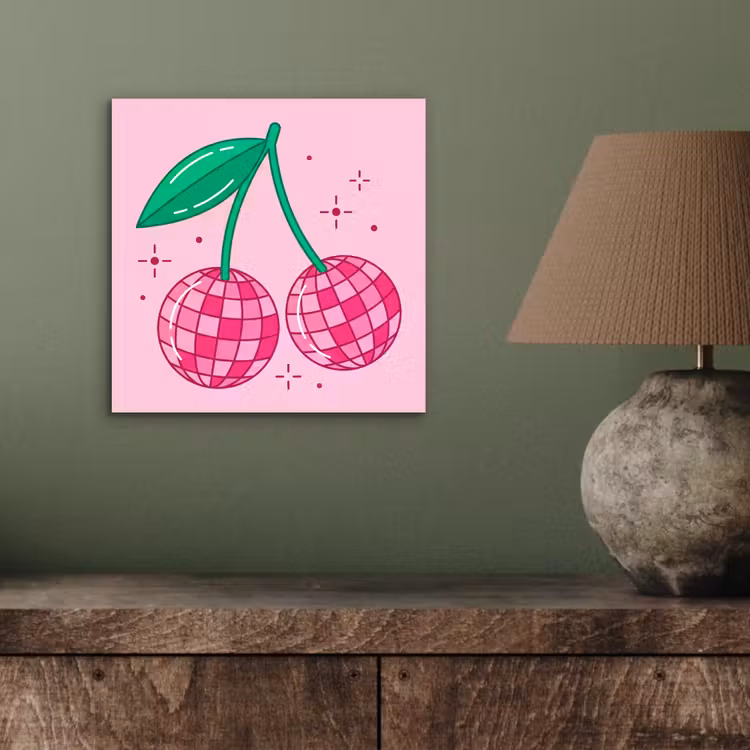 Decoratie - Disco-bal - Feest - Roze aluminium wit klein -sfeer2