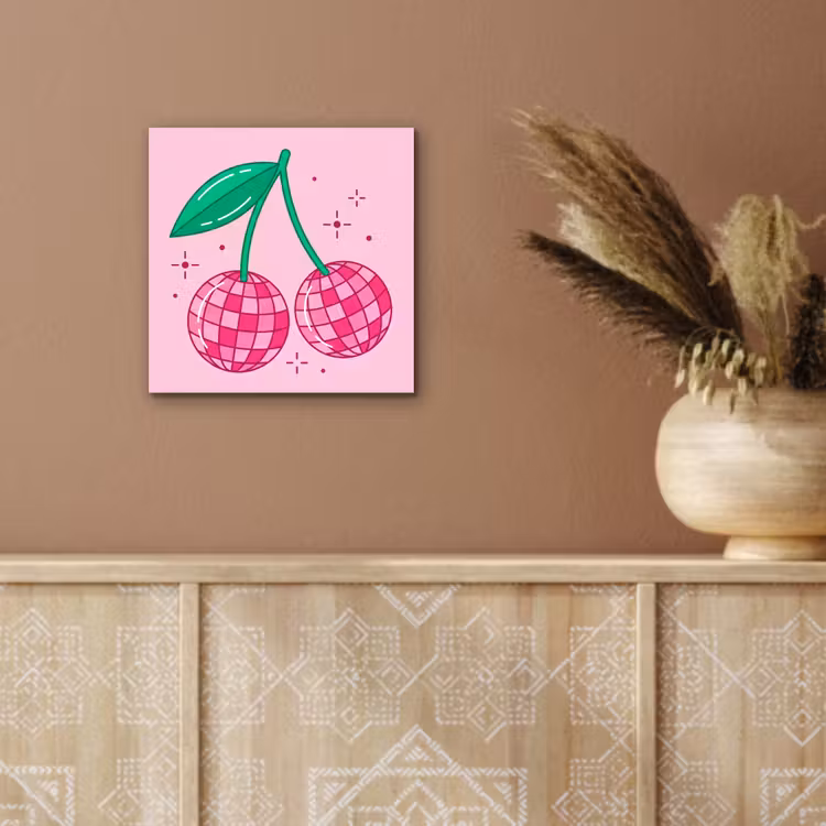 Decoratie - Disco-bal - Feest - Roze aluminium wit klein -sfeer4