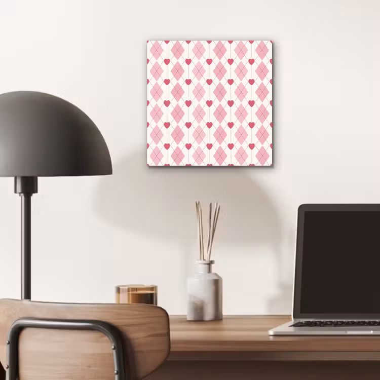 Ruiten - Klassiek - Roze - Wit aluminium wit klein 46 -sfeer5
