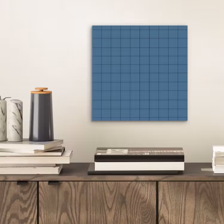 Ruiten - Geometrisch - Blauw aluminium wit klein 46 -sfeer1