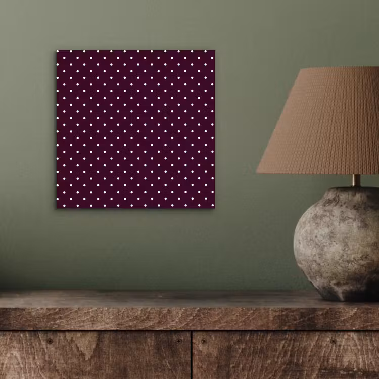 Stippen - Modern - Paars aluminium wit klein 46 -sfeer2
