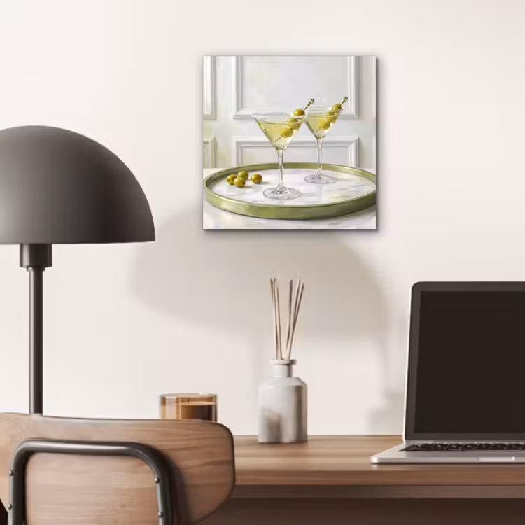 Drank - Martini - Olijven - Modern - Wit aluminium wit klein -sfeer5