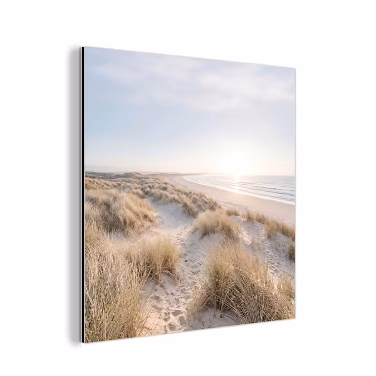 Duinen - Strand - Beige aluminium wit klein -3d