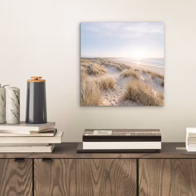 Duinen - Strand - Beige aluminium wit klein -sfeer1