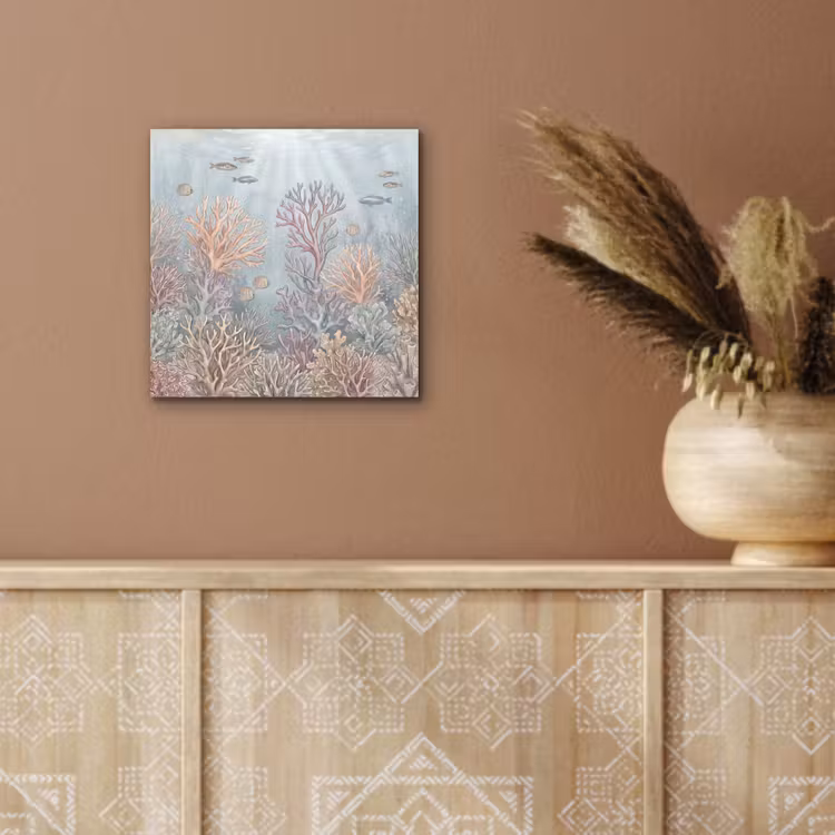 Vis - Koraal - Oceaan - Illustratie - Onderwater aluminium wit klein -sfeer4