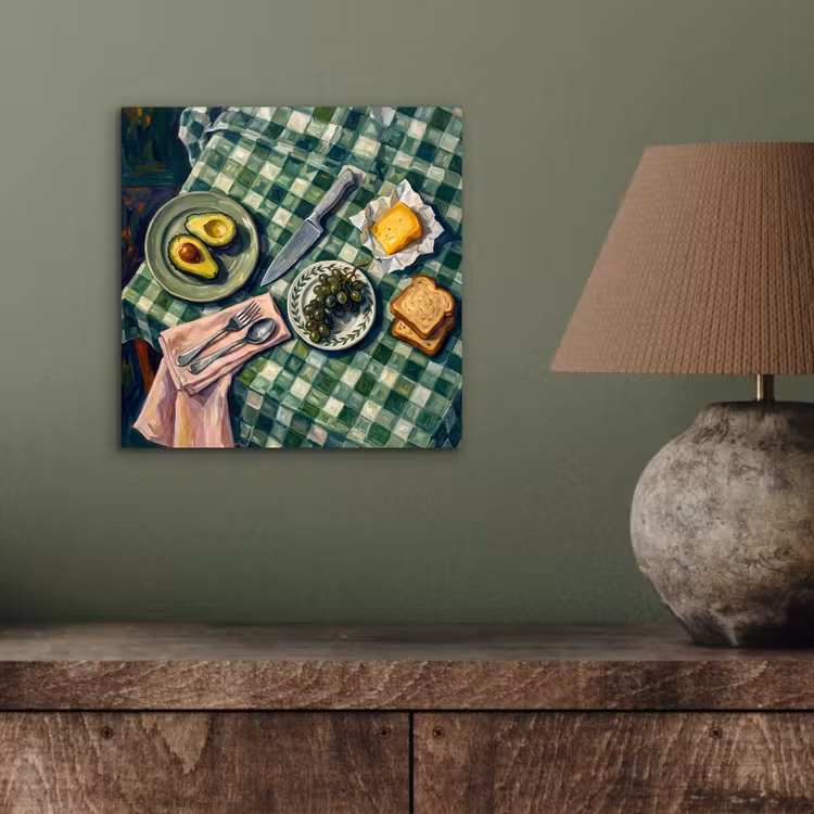 Eten - Ontbijt - Tafel - Modern - Groen aluminium wit klein -sfeer2