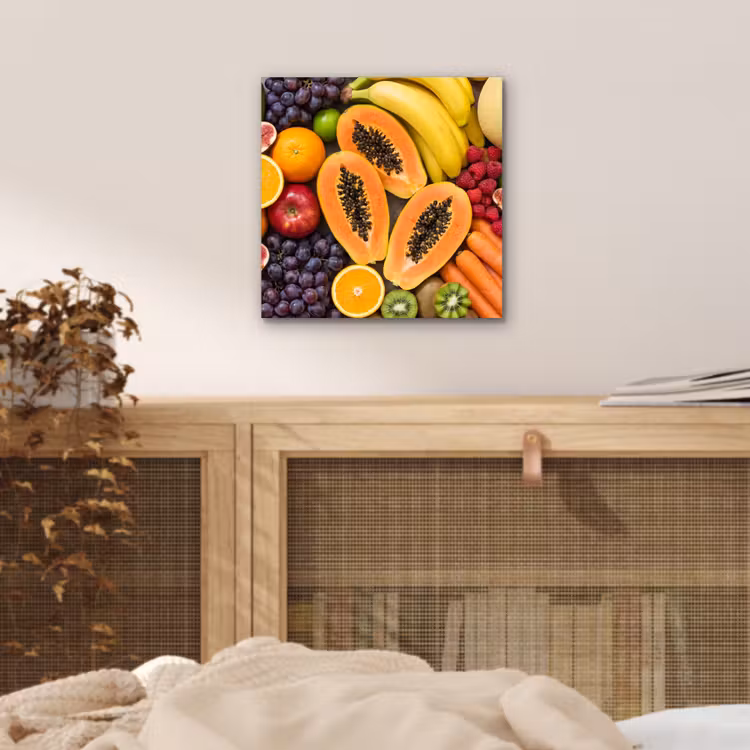 Eten - Fruit - Groenten - Vers - Kleurrijk aluminium wit klein -sfeer3