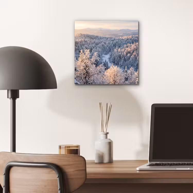 Bos - Bergen - Goud - Winter - Warm aluminium wit klein -sfeer5