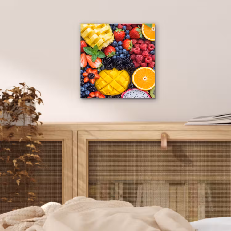 Fruit - Vers - Kleurrijk - Eten aluminium wit klein -sfeer3