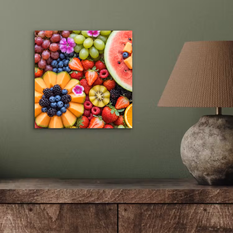 Fruit - Vers - Variatie - Eten - Kleurrijk aluminium wit klein -sfeer2