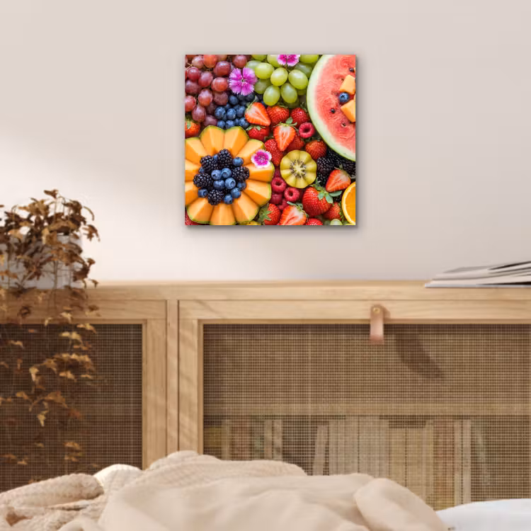 Fruit - Vers - Variatie - Eten - Kleurrijk aluminium wit klein -sfeer3