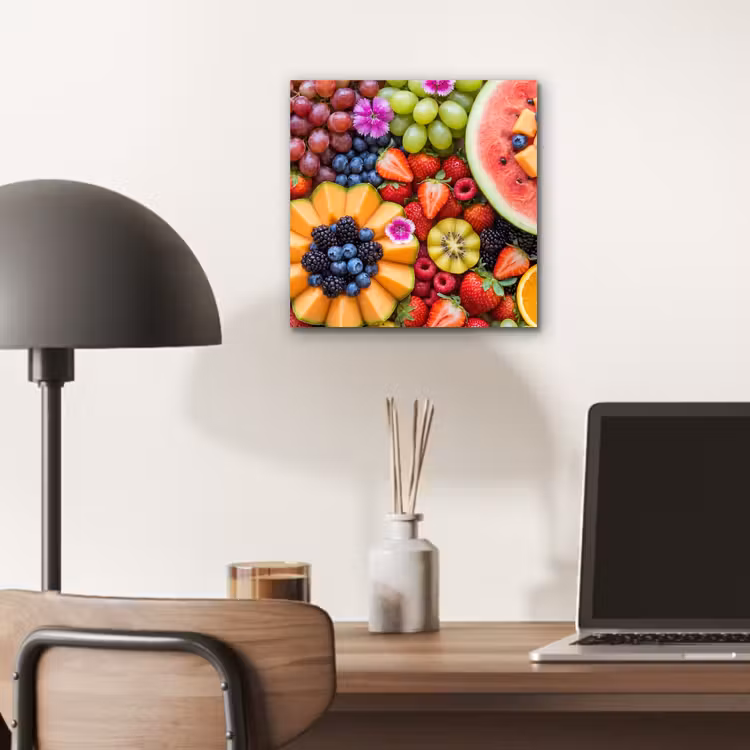 Fruit - Vers - Variatie - Eten - Kleurrijk aluminium wit klein -sfeer5