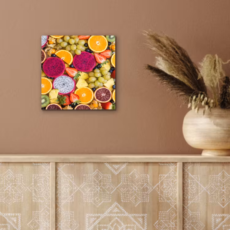 Fruit - Assortiment - Kleurrijk - Gezondheid aluminium wit klein -sfeer4